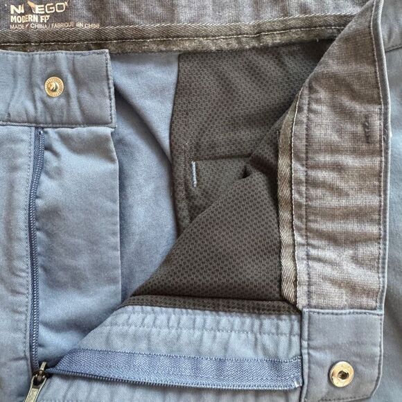 Nike Golf Dri-Fit Pants Men's 38X32 Blue Modern Fit Cotton Blend Performance - Picture 10 of 11